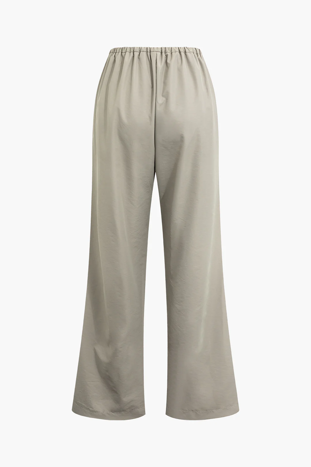 Solid Drawstring Pants - Flockneti