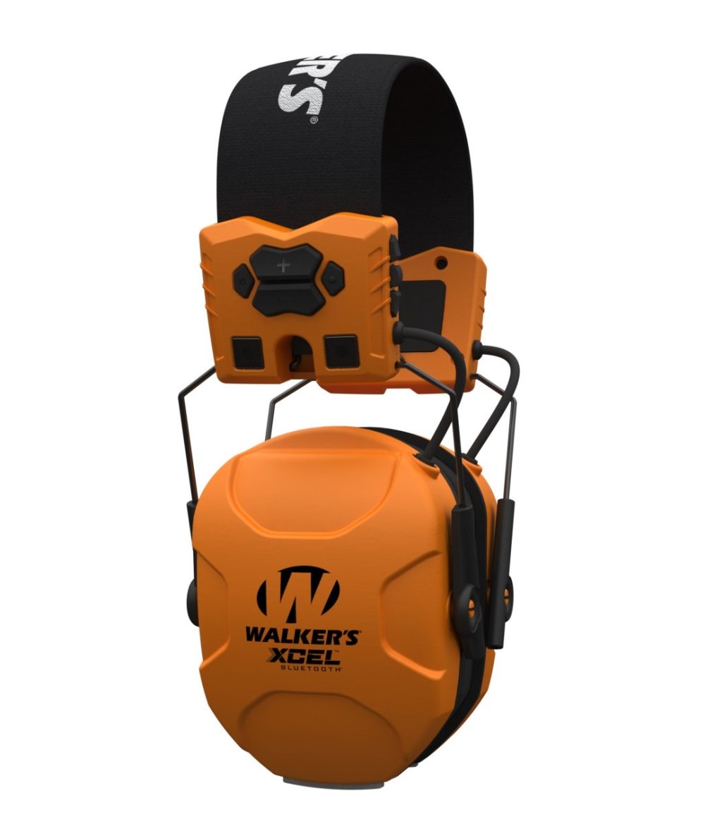 Walkers Safety XCEL Digital Bluetooth Ear Muffs – Blaze Orange - Flockneti