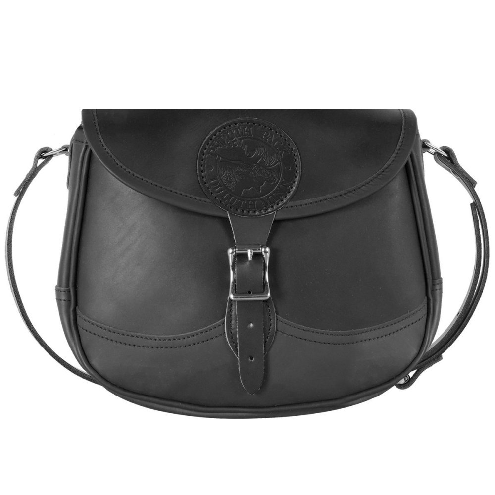 Duluth Pack 6 Liter Capacity Black Large Classic Leather Purse - Flockneti