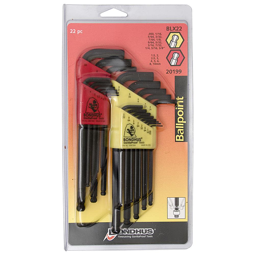 Bondhus Balldriver L-wrench Double Pack - Flockneti