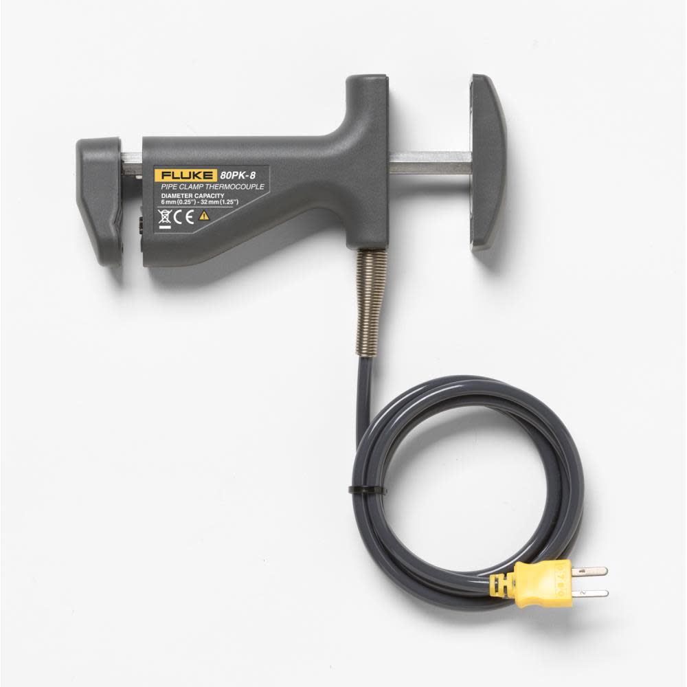 Fluke 80PK-8 Type-K Pipe Clamp Temperature Probe - Flockneti