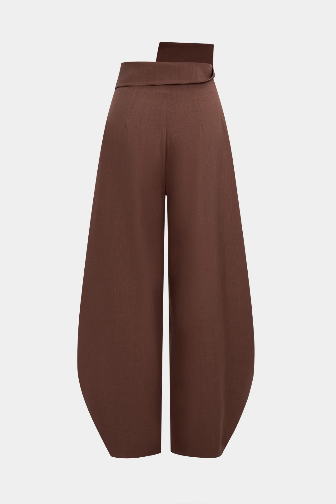 Asymmetrical Button Ruched Pants - Flockneti