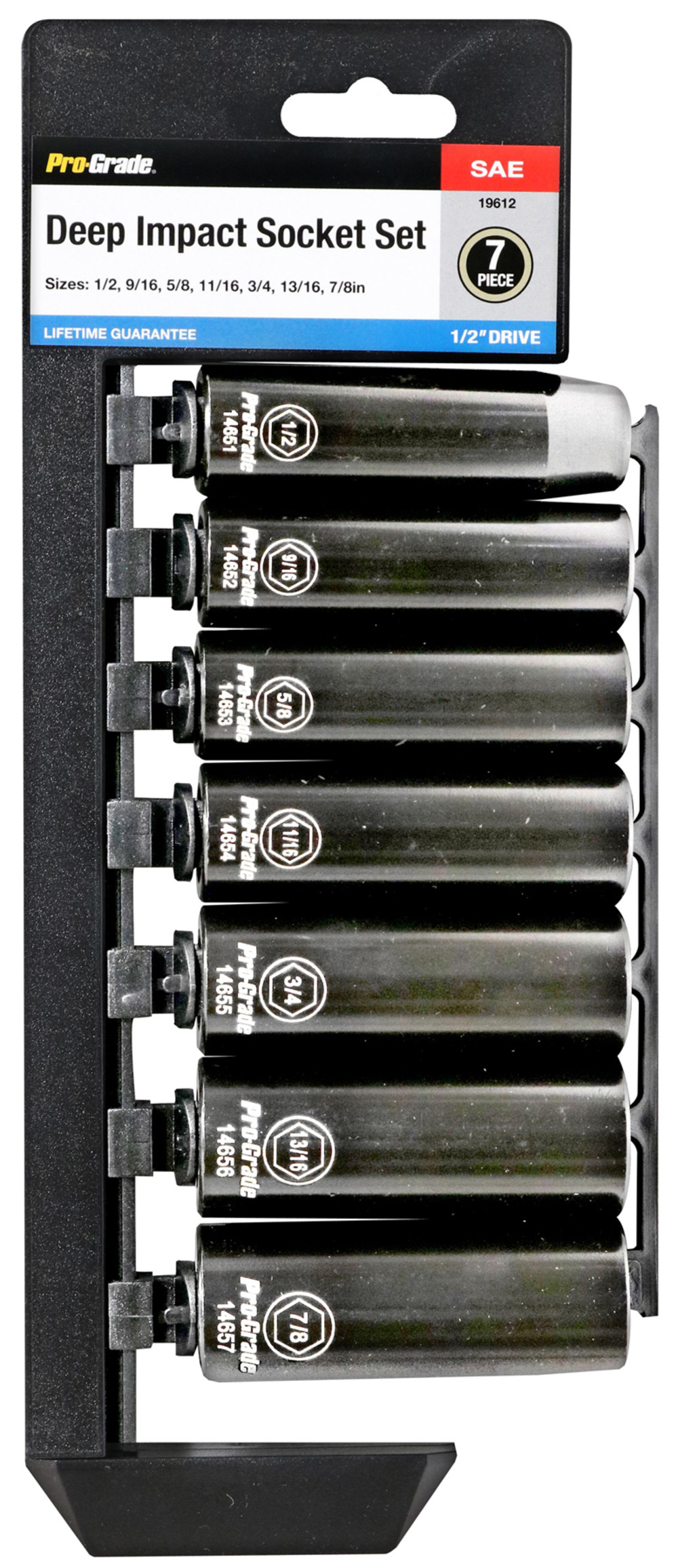Allied International Impact Sockets 1/2″ Drive SAE 7pc - Flockneti