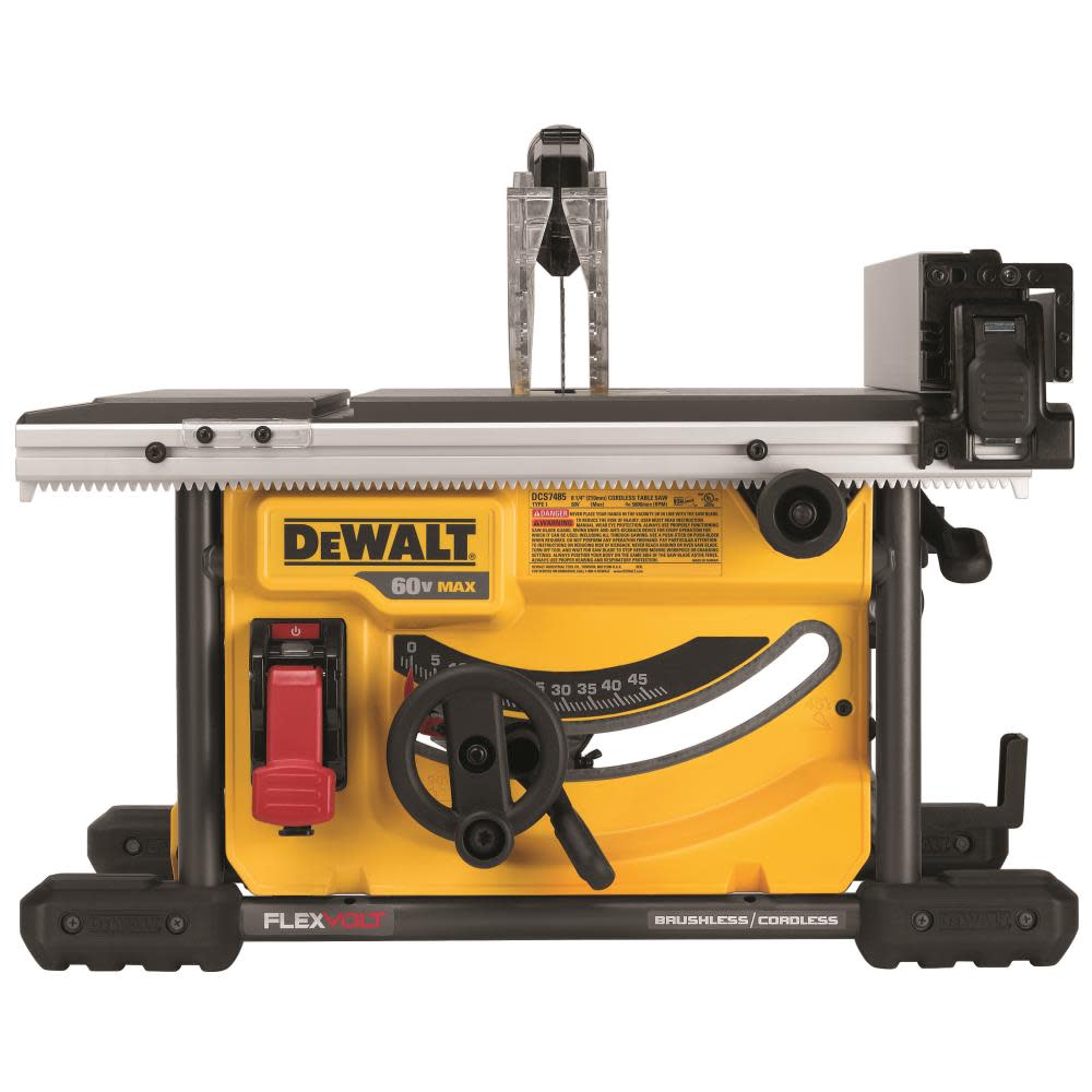 DEWALT FLEXVOLT 60V MAX* 8-1/4In Table Saw (Tool Only) - Flockneti