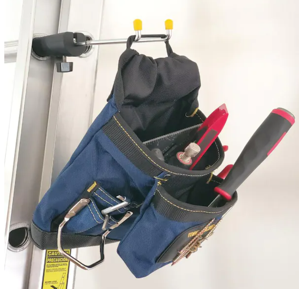 Monkey Rung Hands Free Holder for Extension Ladder - Flockneti