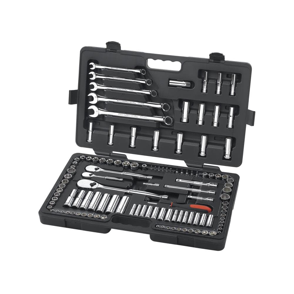 GEARWRENCH Mechanics SAE/Metric Tool Set 118pc - Flockneti