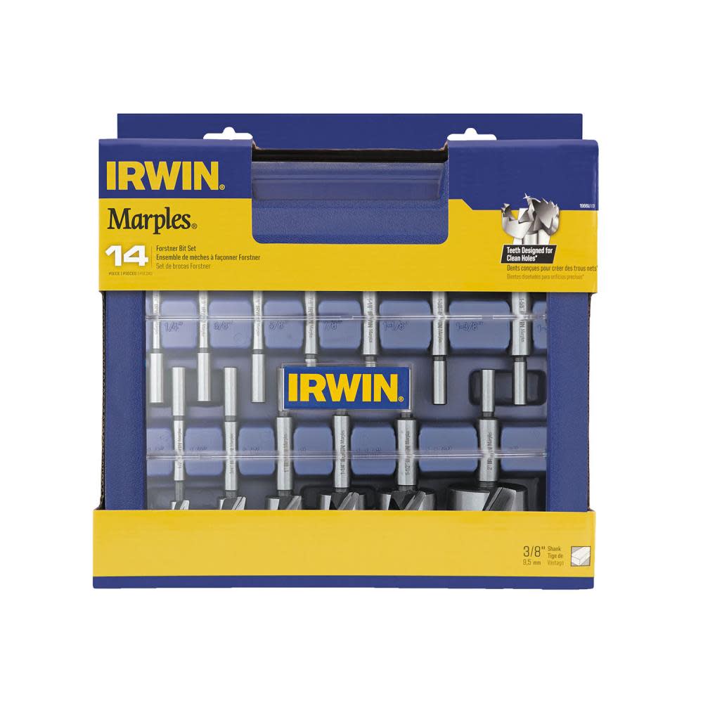 Irwin 14PC Forstner Bit Set Marples - Flockneti