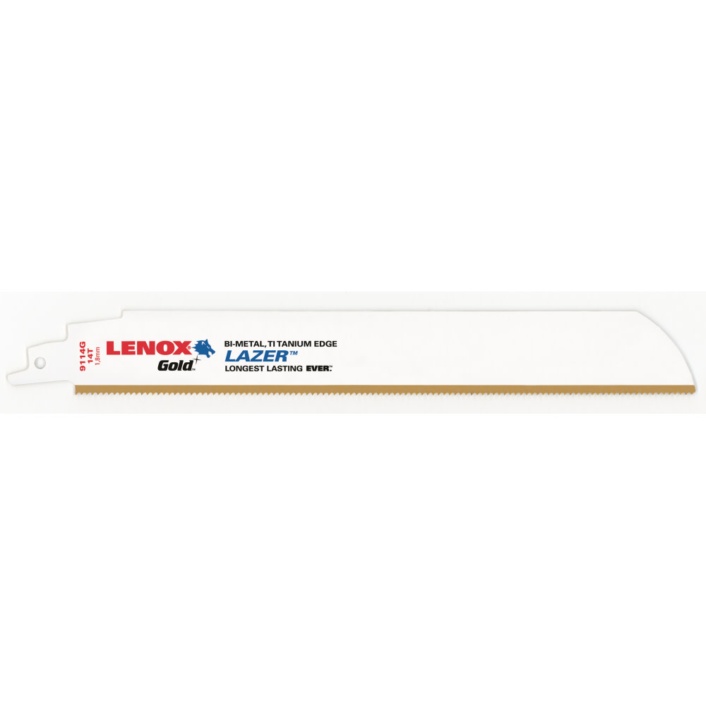 Lenox 9 In. 14TPI Gold Reciprocating - Flockneti
