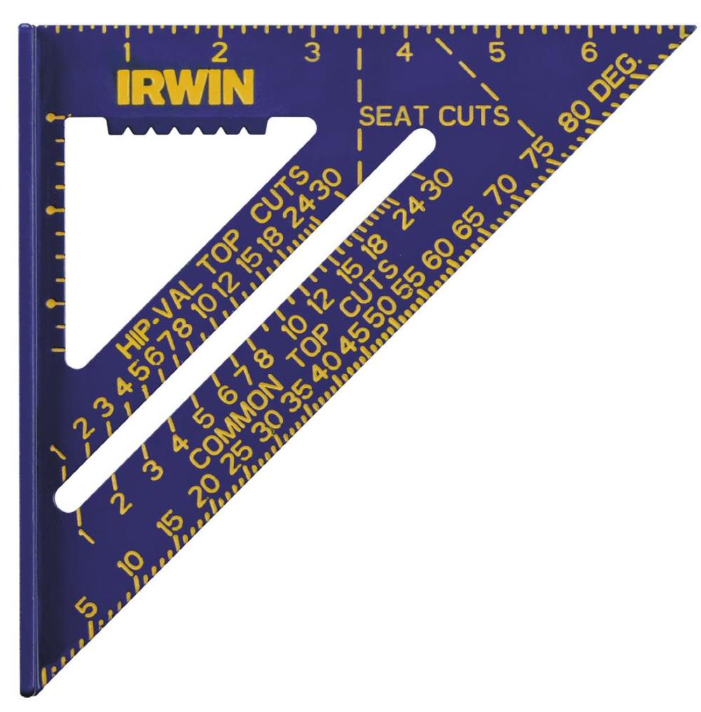 Irwin Hi-Con Aluminum Rafter Square 7 In. - Flockneti