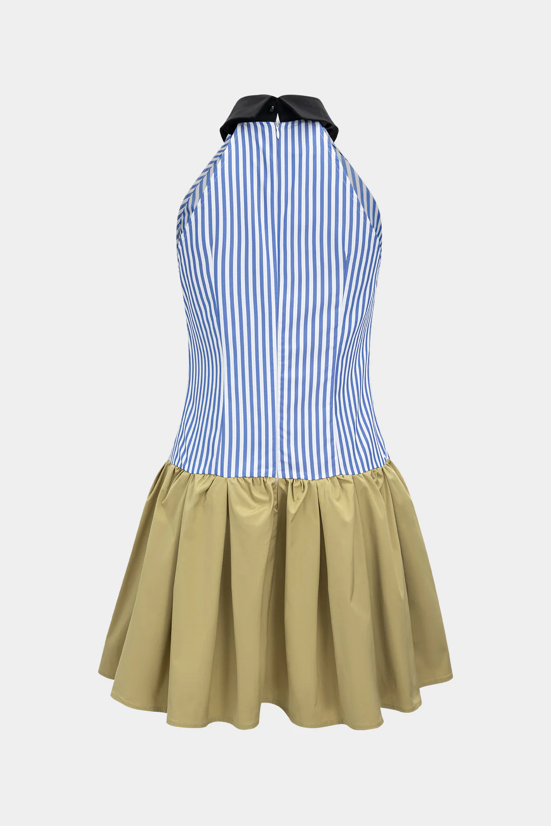 Patchwork Sleeveless Mini Dress - Flockneti