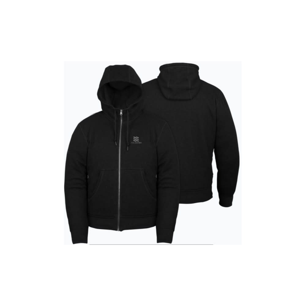 Mobile Warming Hoodie Mens Black Medium - Flockneti