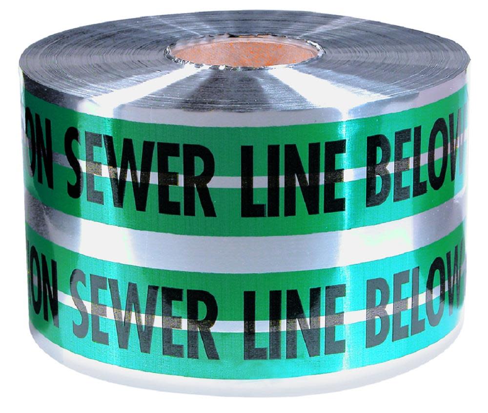 Empire Level MAGNATEC Premium Detectable Tape Sewer Line - Flockneti