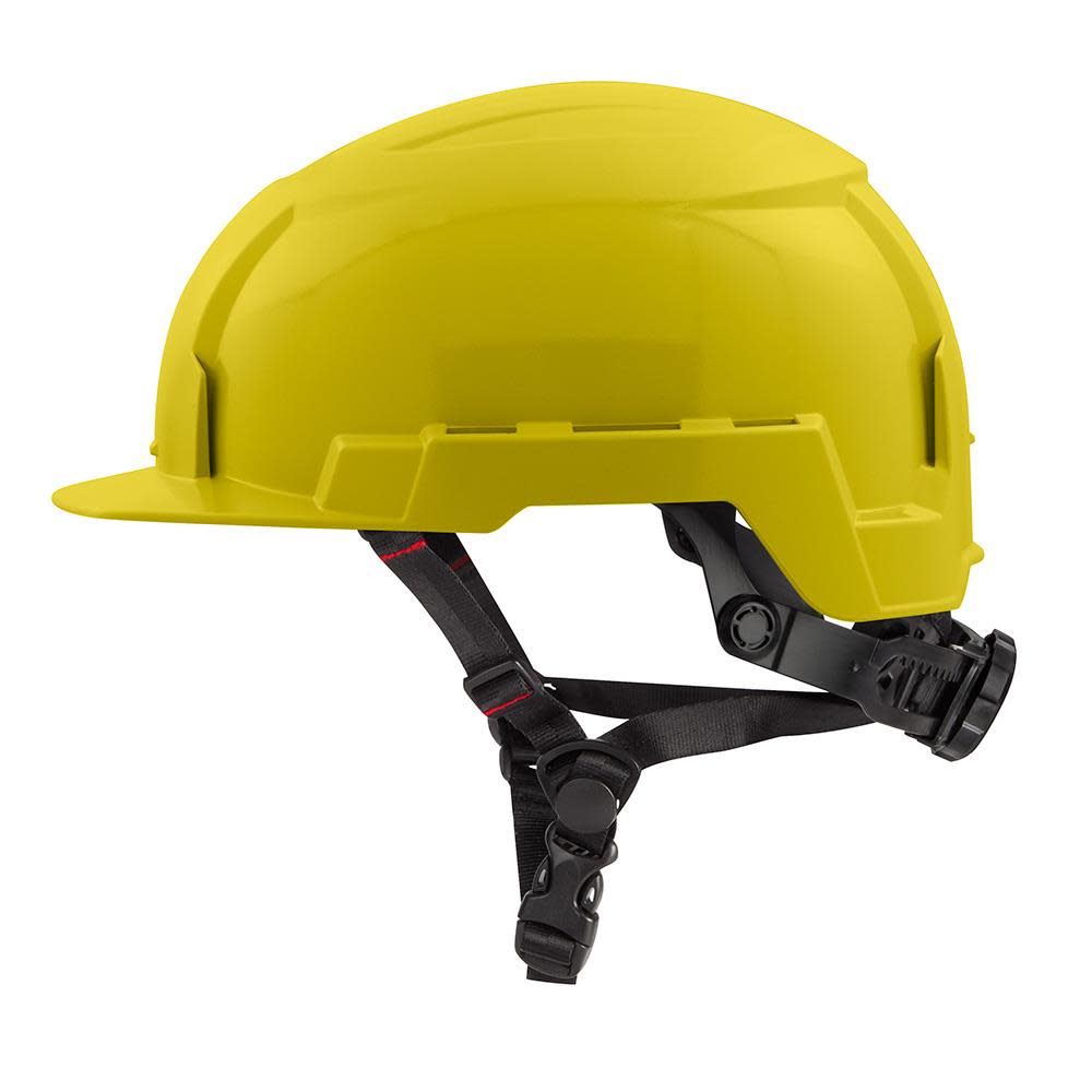 Milwaukee Yellow Front Brim Helmet with BOLT Class E - Flockneti
