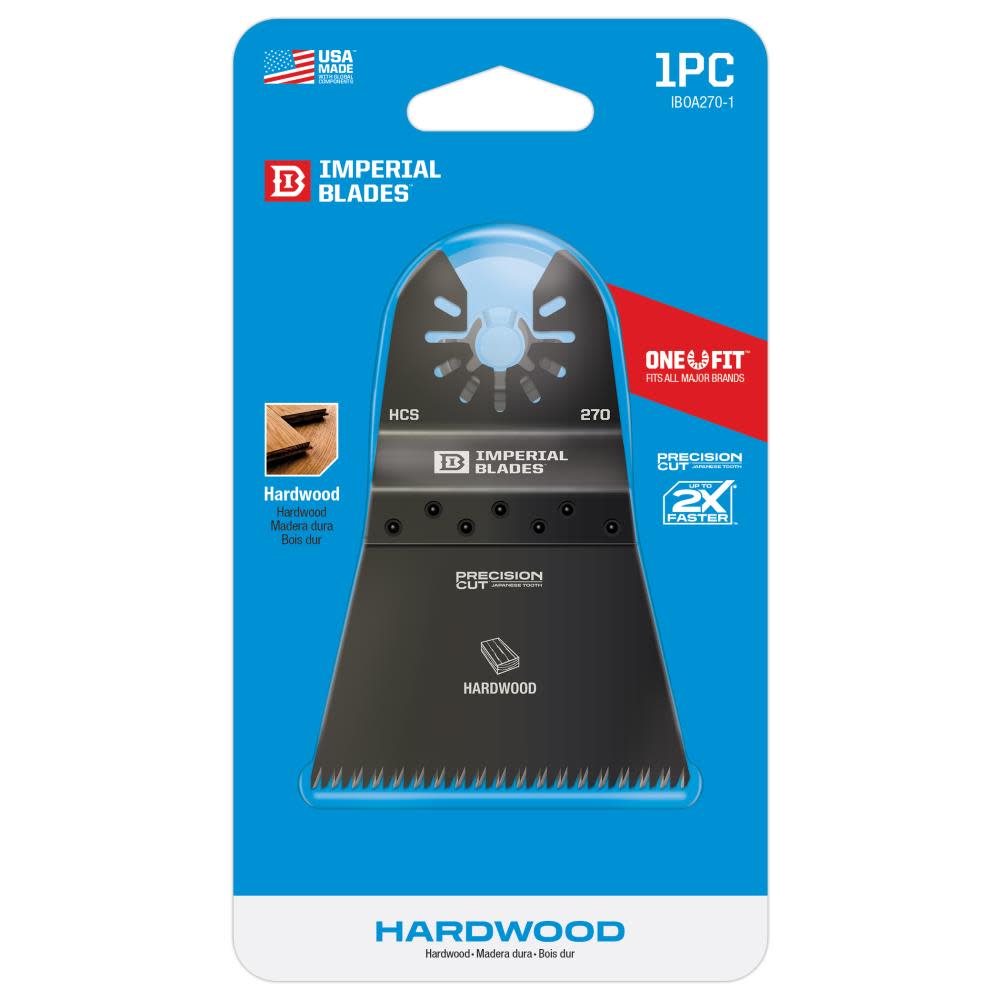 Imperial Blades IBOA270-1 One Fit 2-1/2″ Japanese Tooth Hardwood Blade 1PC - Flockneti