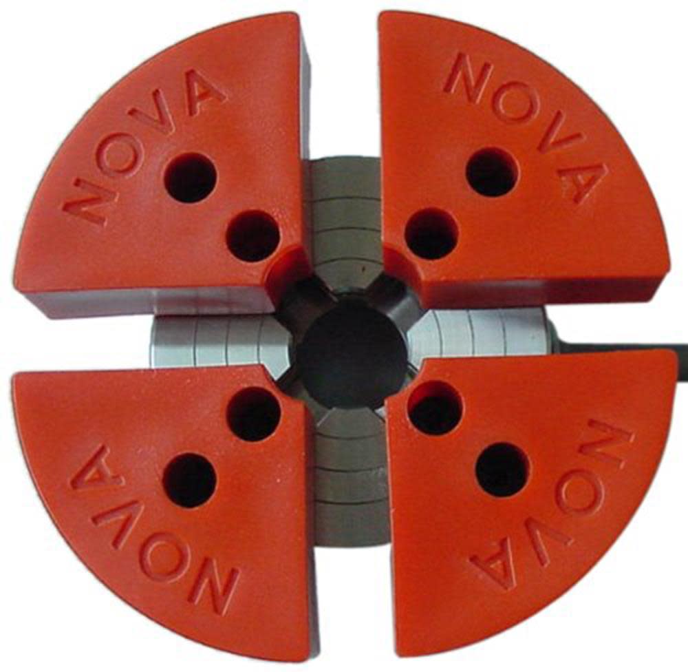 Nova Soft Chuck Accessory Jaw Set - Flockneti