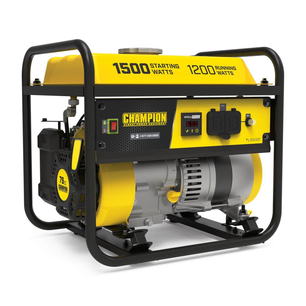 Champion Power Equipment 1200-Watt Multi-Purpose Portable Generator with Cold Start TechnologyEPA Certified and CARB Compliant - Flockneti