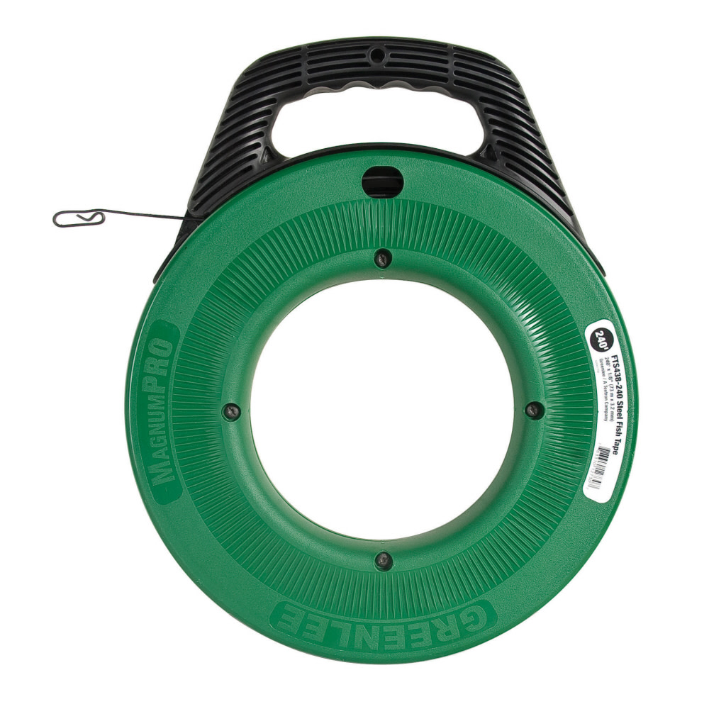 Greenlee 240 Ft. Magnum Pro Steel Fish Tape - Flockneti