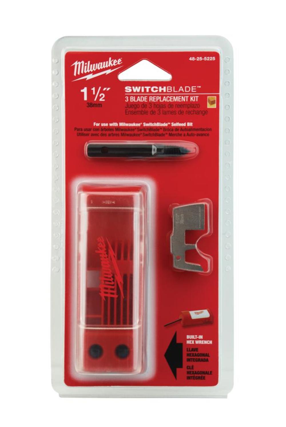 Milwaukee 1-1/2 in. SwitchBlade 3 Blade Replacement Kit - Flockneti