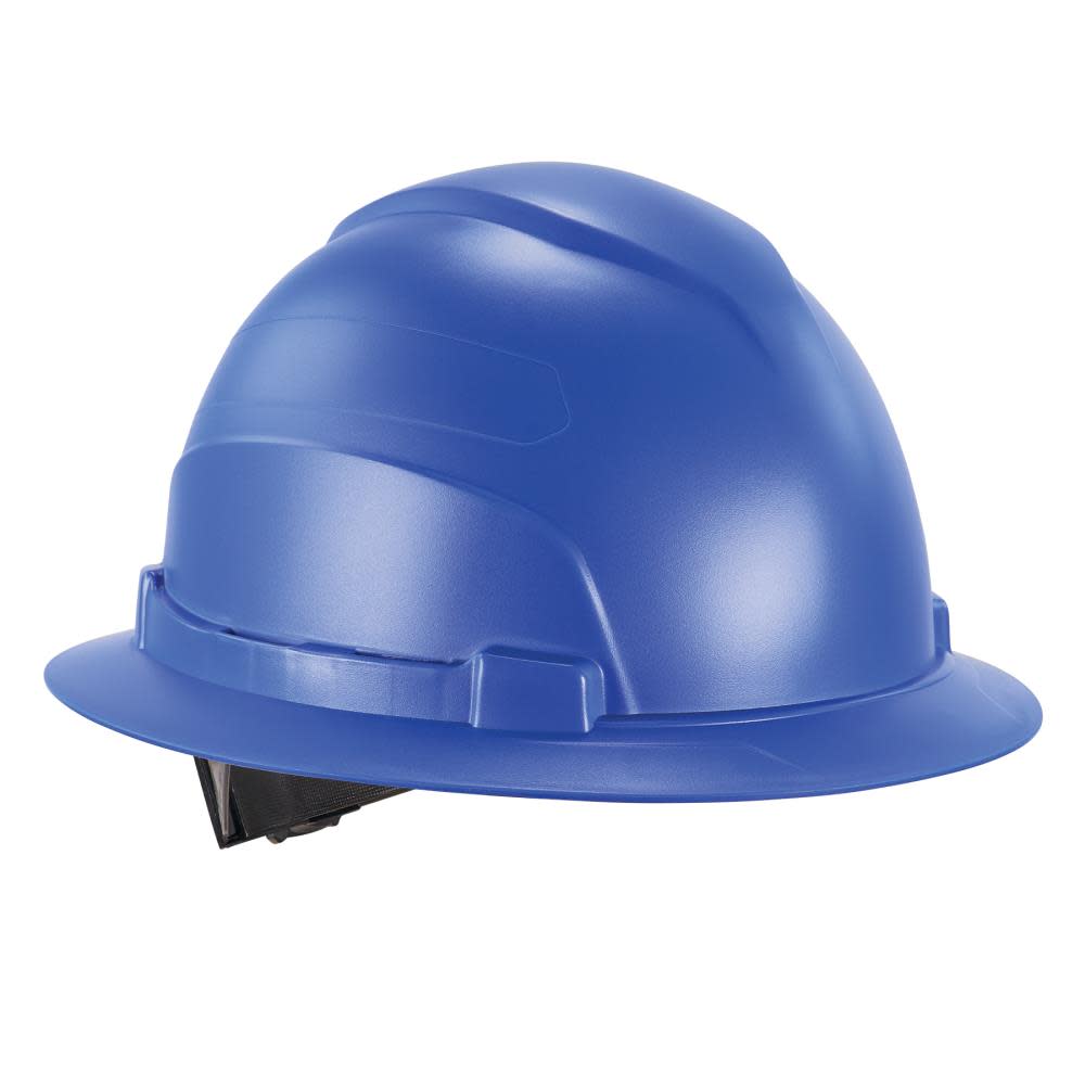 Ergodyne Skullerz 8969 Blue Lightweight Full Brim Hard Hat Class E - Flockneti