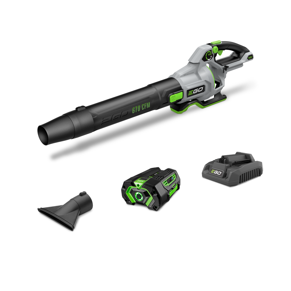 EGO POWER+ Blower Kit 670 CFM with 4Ah Battery & 320W Charger - Flockneti