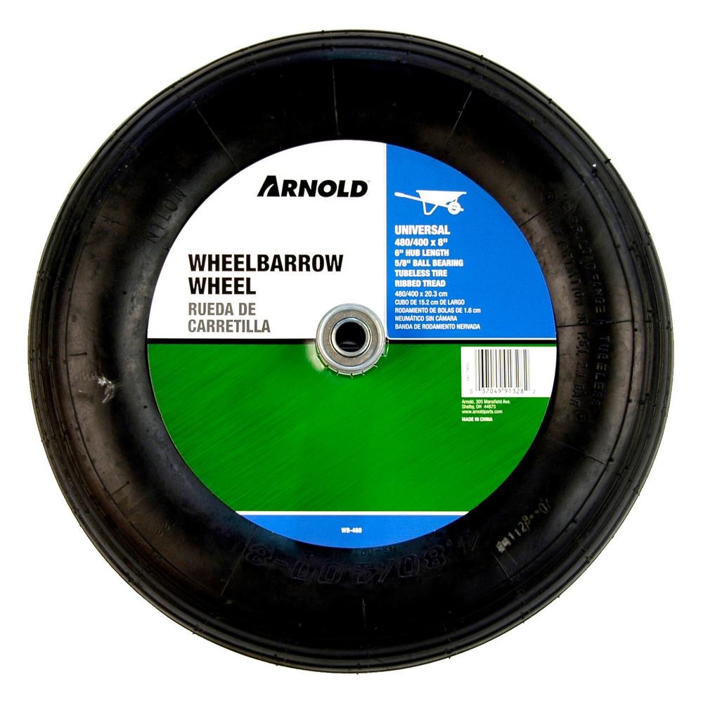Arnold 15.5″ Replacement Wheelbarrow Wheel - Flockneti
