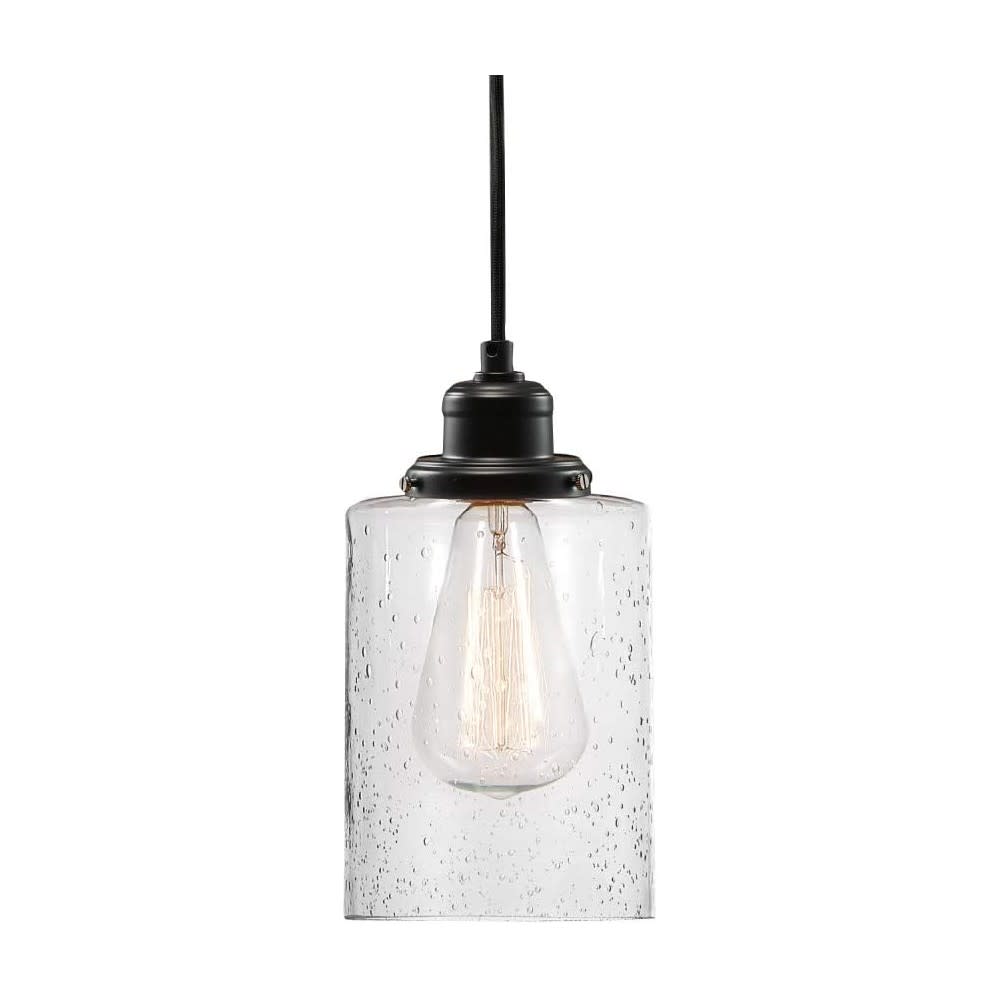 Globe Electric Annecy Pendant Light Dark Bronze 2 in 1 1 Light - Flockneti