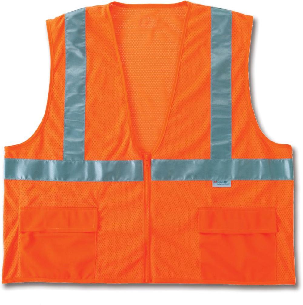 Ergodyne GloWear 8220Z Orange Class 2 Standard Vest – L/XL - Flockneti