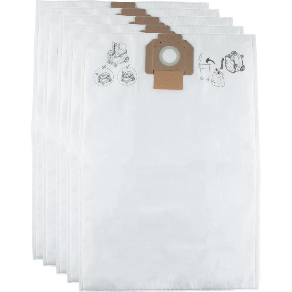 Makita Fleece Filter Bag 5/pk VC4210 - Flockneti