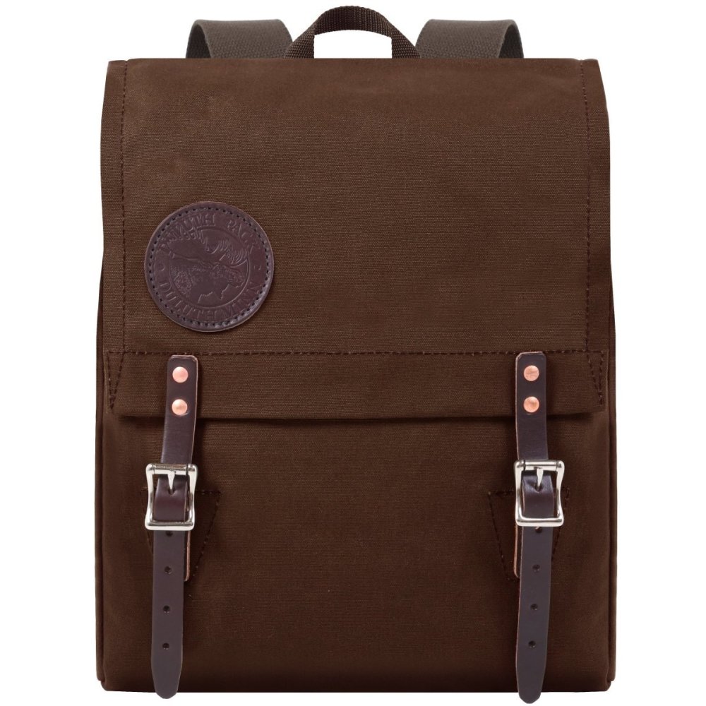 Duluth Pack 9 Liter Capacity Brown Box Style Child’s Backpack - Flockneti