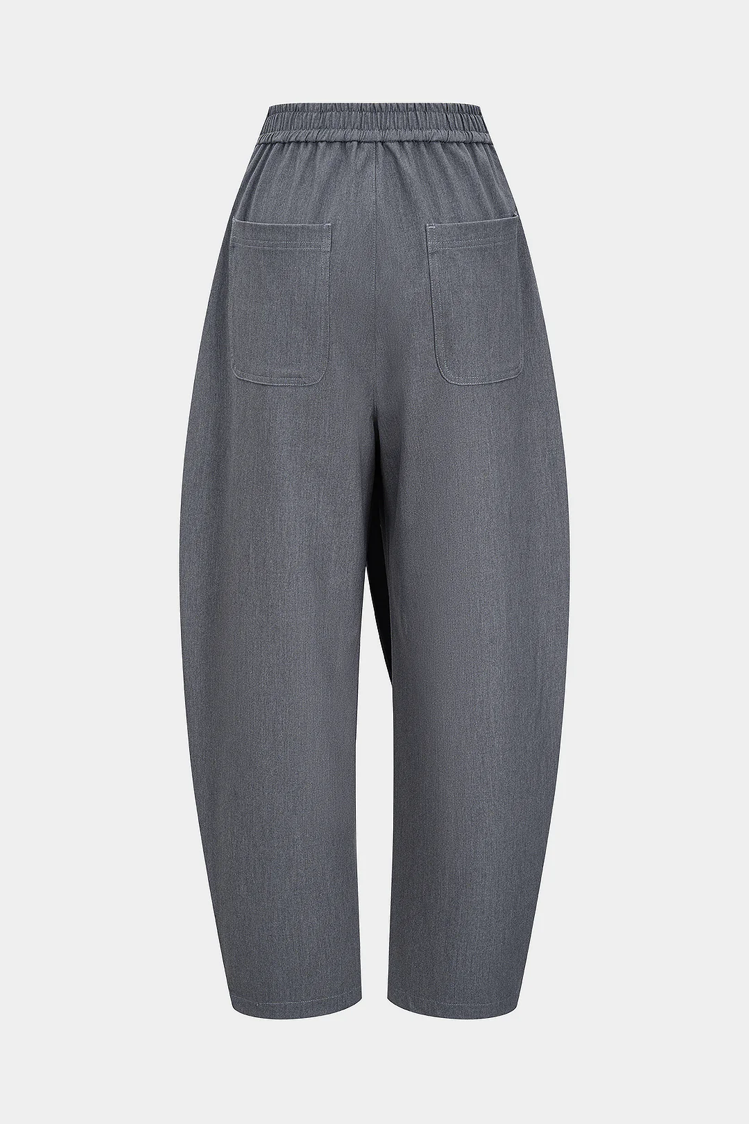 Tie-Up Asymmetrical Ruched Pants - Flockneti
