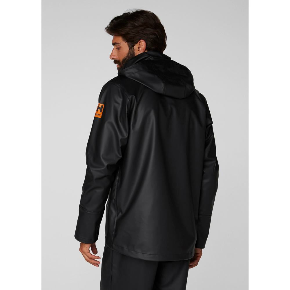 Helly Hansen PU Gale Waterproof Rain Jacket Black 2X - Flockneti