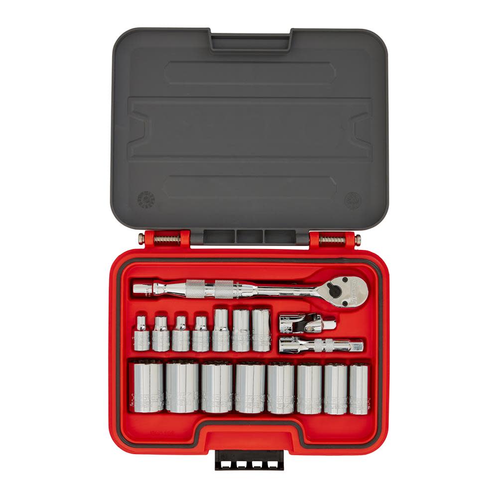 Proto Socket Set 3/8 DR 19pc SAE 12pt AERO - Flockneti