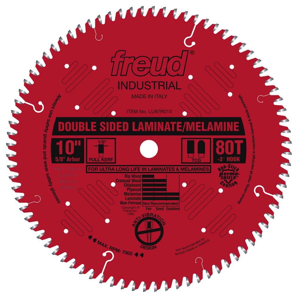 Freud 10″ Blade for Double Sided Laminate/Melamine - Flockneti