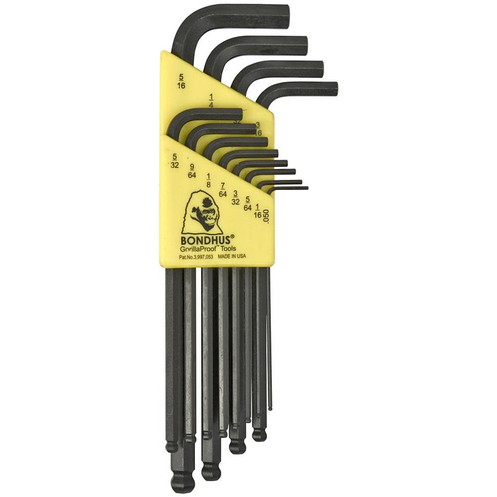 Bondhus Set 12 Balldriver L-wrenches - Flockneti