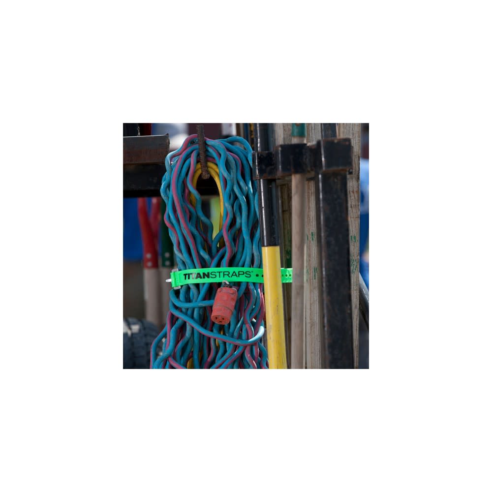 Titan Straps 36 In./91 Cm Green Industrial Strap - Flockneti