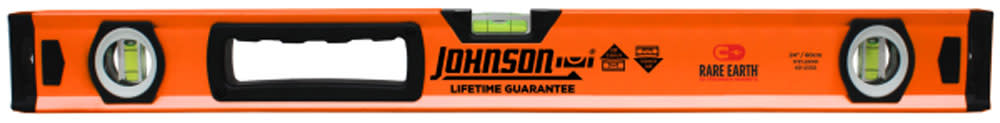 Johnson Level 24-in Magnetic Box Beam Level - Flockneti