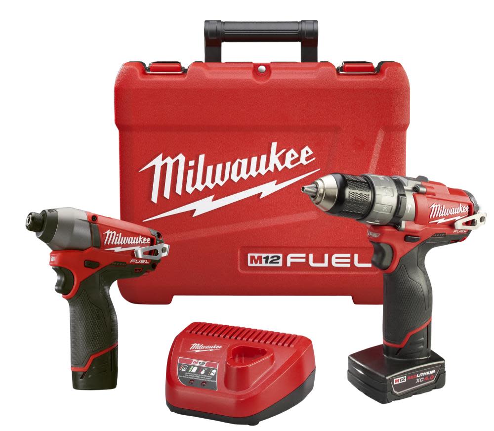 Milwaukee M12 FUEL Hammer Drill/Impact Kit Reconditioned - Flockneti