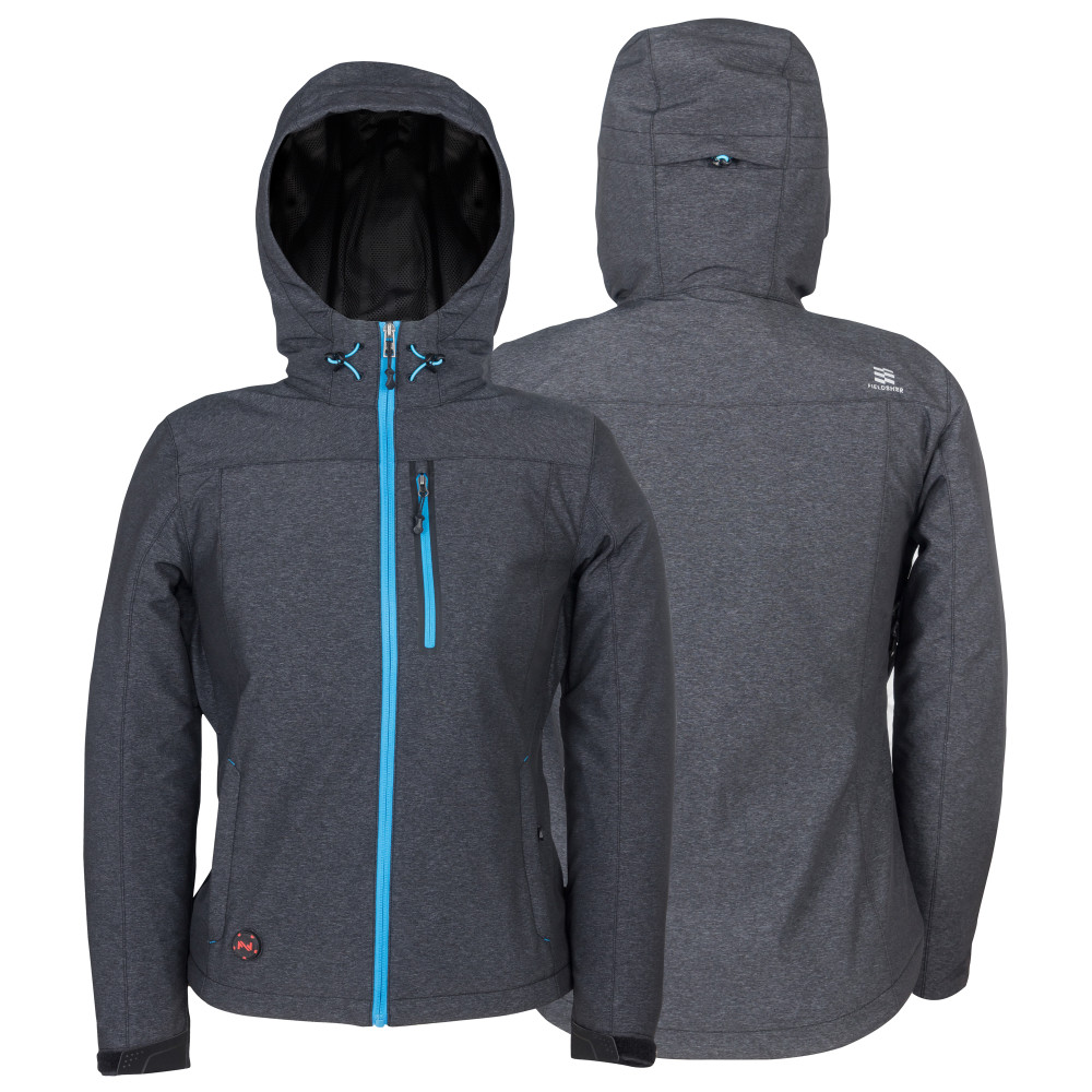 Mobile Warming Adventure Heated Jacket Women’s 7.4 Volt Heather Gray Large - Flockneti
