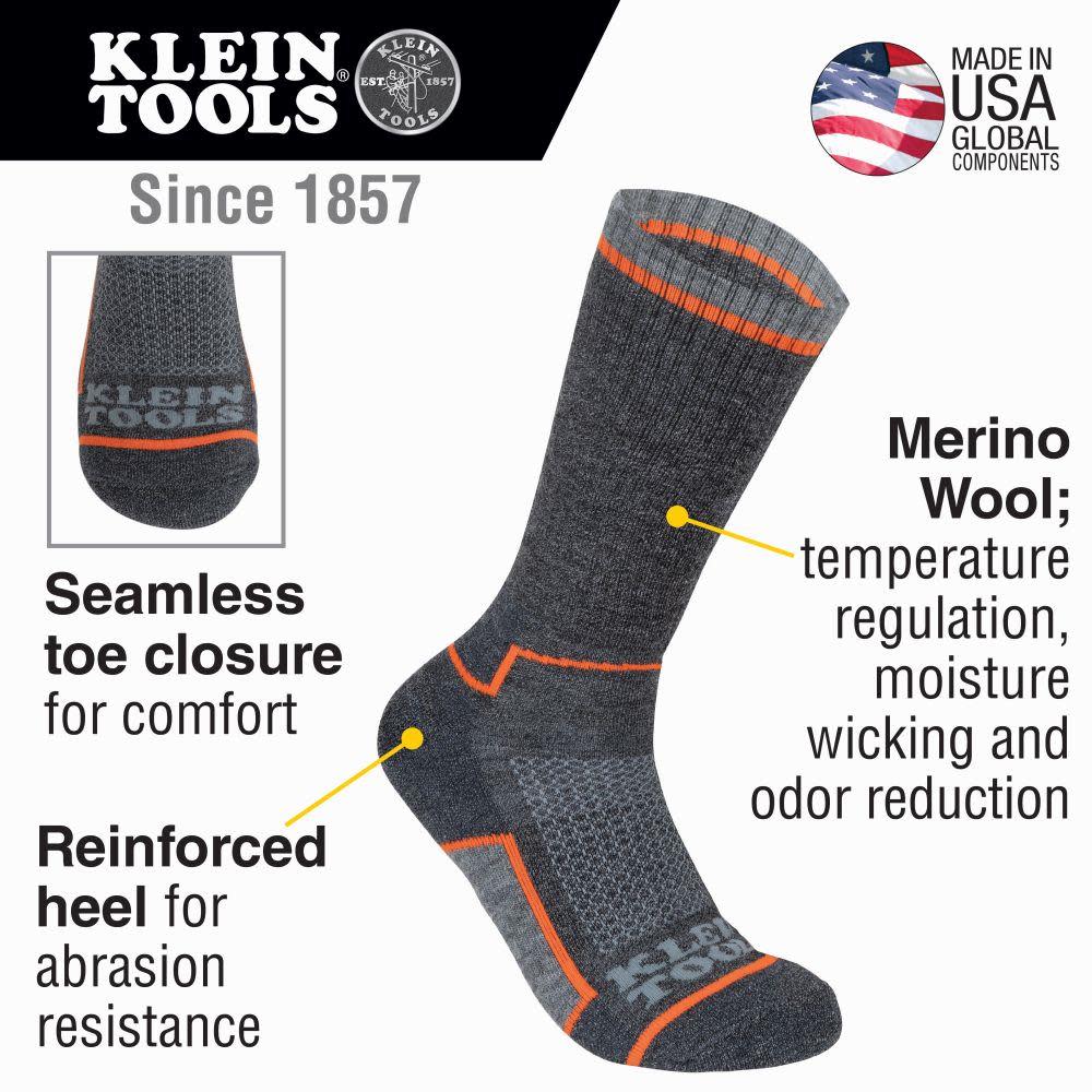 Klein Tools Performance Thermal Socks Large - Flockneti