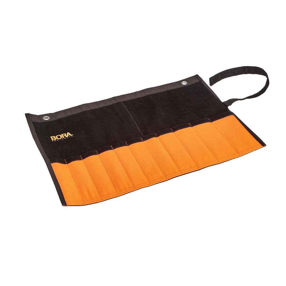 Bora Portamate 11 Pocket Leather Tool Roll - Flockneti