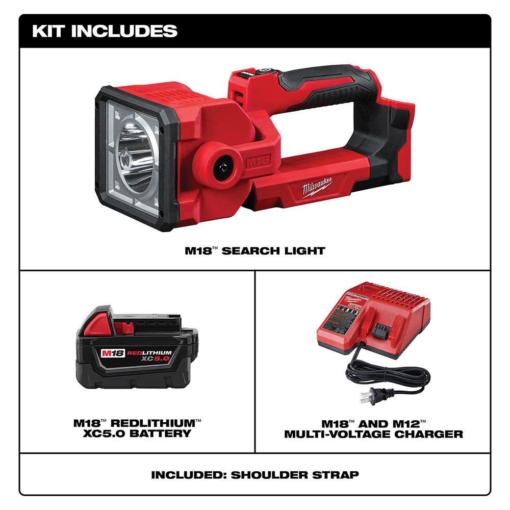 Milwaukee M18 Search Light Kit - Flockneti