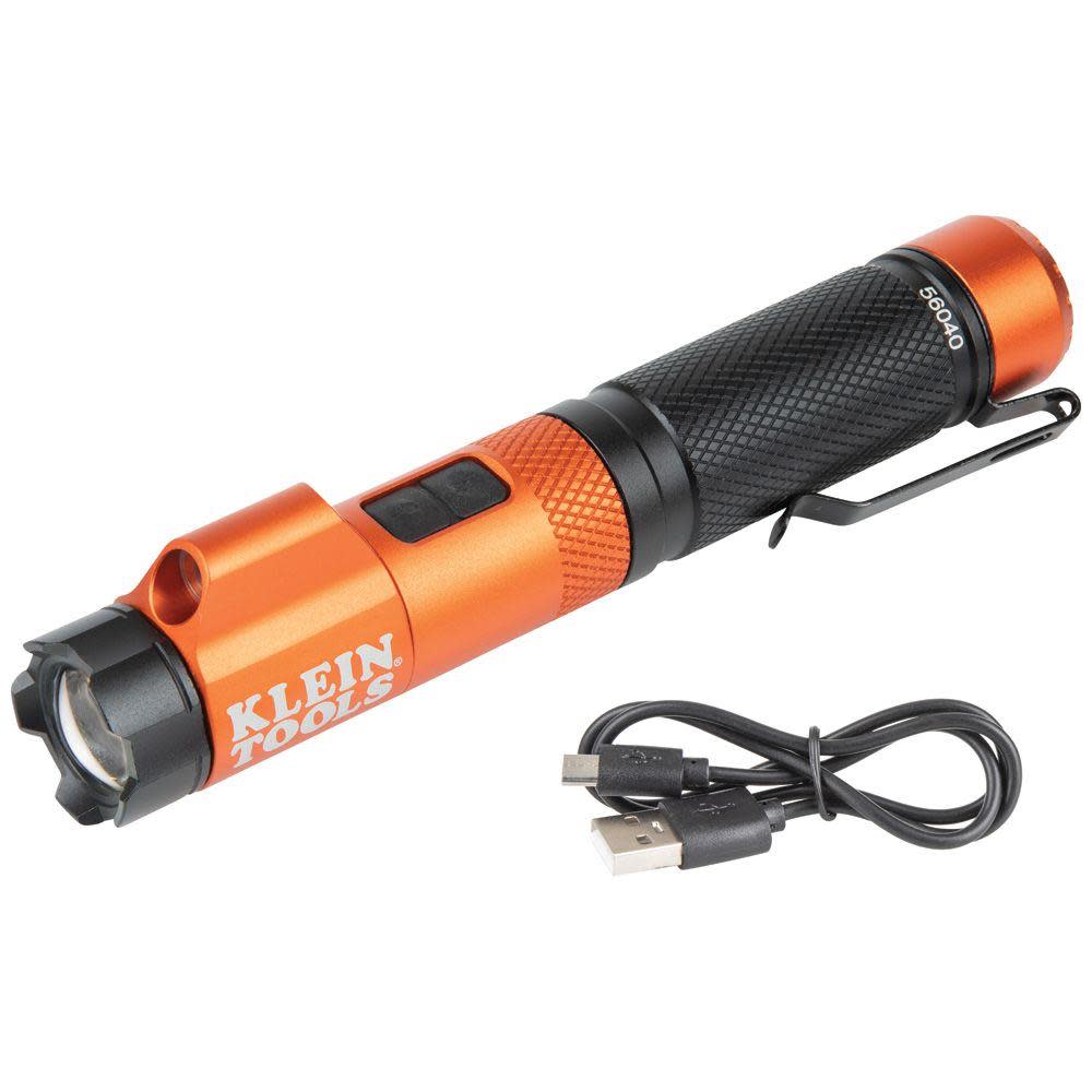 Klein Tools Rechargeable Flashlight with Laser - Flockneti