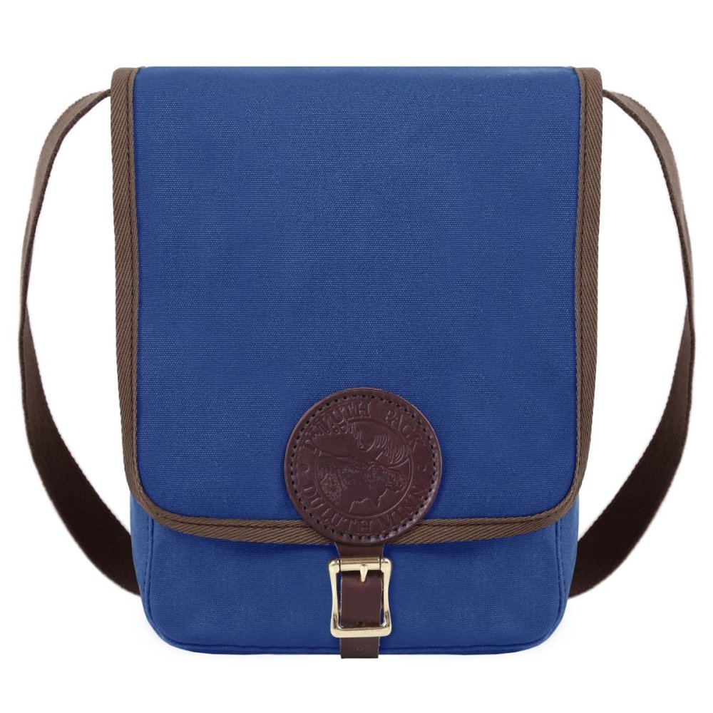 Duluth Pack 6 Liter Capacity Royal Blue Haversack With Cotton Web Trim - Flockneti