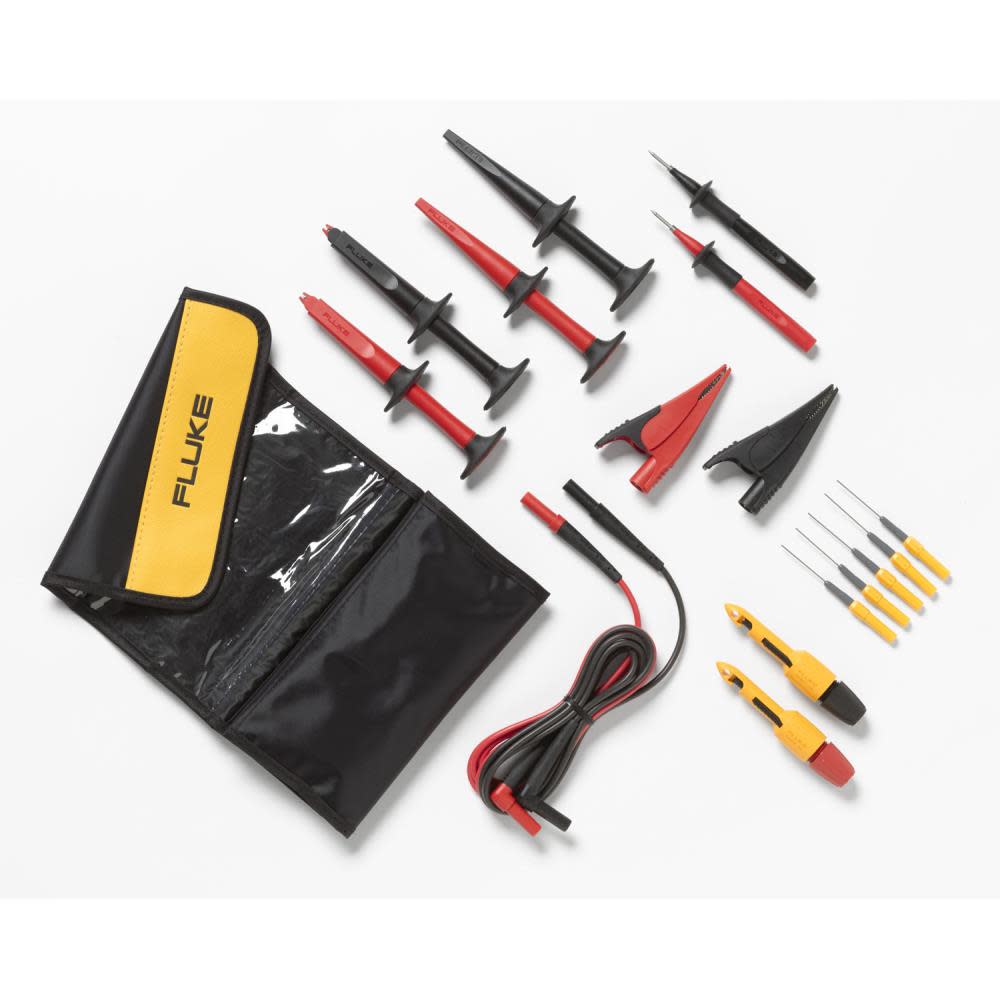 Fluke SureGrip Deluxe Automotive Test Lead Kit - Flockneti