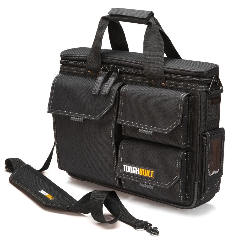 Toughbuilt Quick Access Laptop Bag with Shoulder Strap Medium - Flockneti