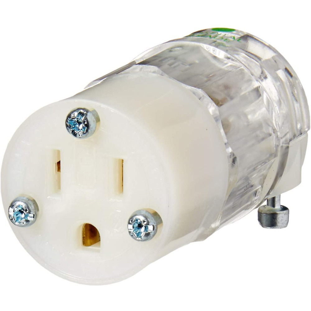 Leviton 15A 125V 2 Pole 3 Wire Power Indication Connector - Flockneti