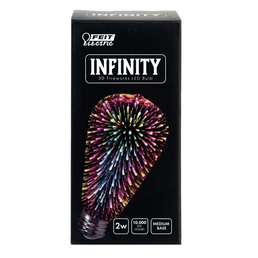 Feit Electric ST19 3D Firework Straight Tapered LED Bulb 1pk - Flockneti