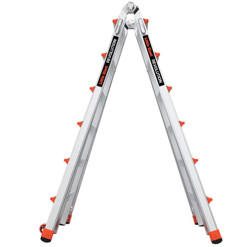Little Giant Safety Revolution M26 Aluminum Type 1A Telescoping Multi-Position Ladder - Flockneti