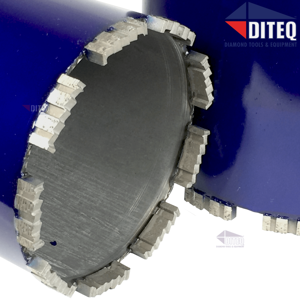 Diteq 3″ Wet/Dry Diamond Concrete Core Drill Bits - Flockneti