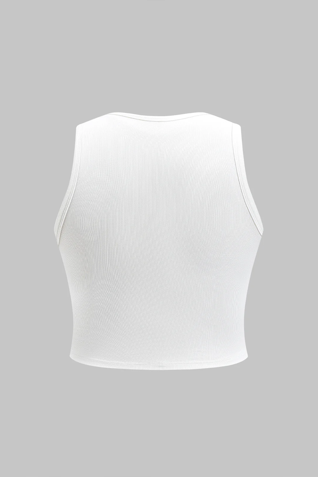 Plus Size Floral Print Round Neck Sleeveless T-Shirt - Flockneti